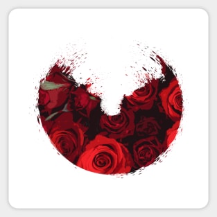 Semicircle with roses Sticker